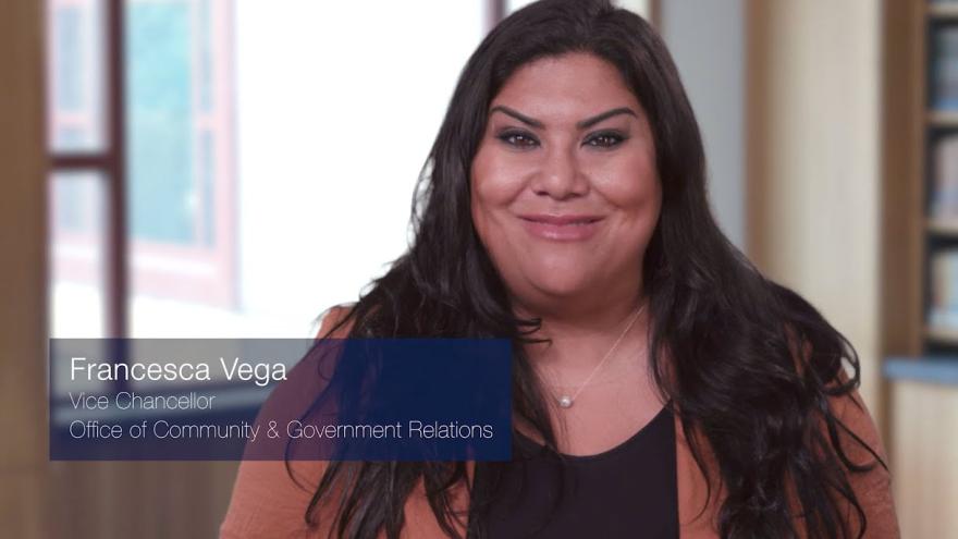 Francesca Vega speaks for the Trust Toolkit video