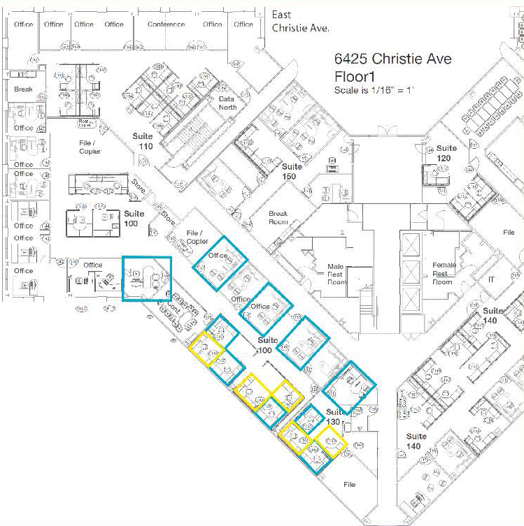 Emeryville floor map