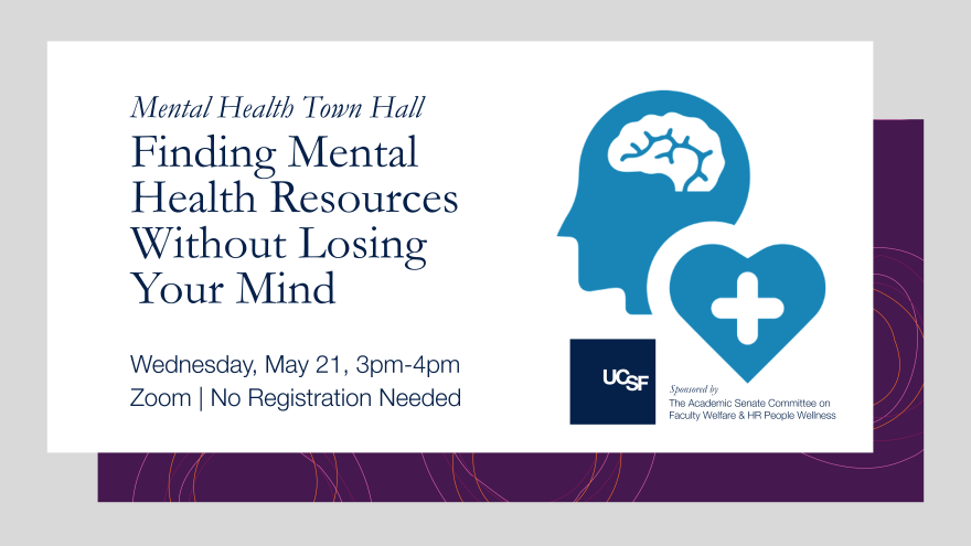 Mental Health Town Hall event details